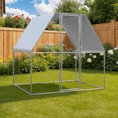 Cage for chickens, silver...