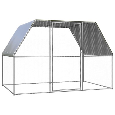 Cage for chickens, silver...