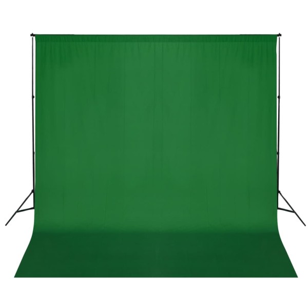 Background frame system, 600 x 300 cm, green
