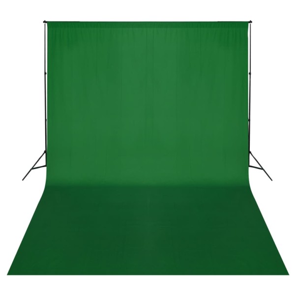 Background frame system, 500 x 300 cm, green