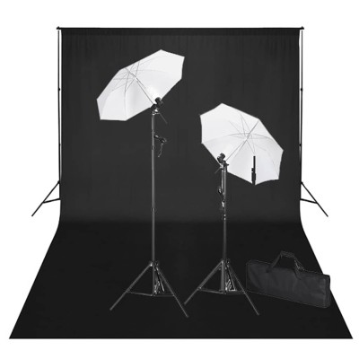 Set for photo studio, black...