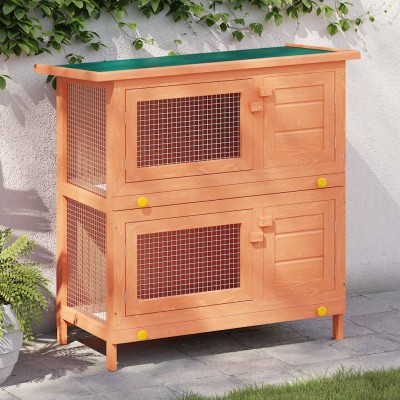 Outdoor cage rabbit, 4...