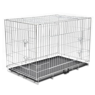 Folding metal cage for...