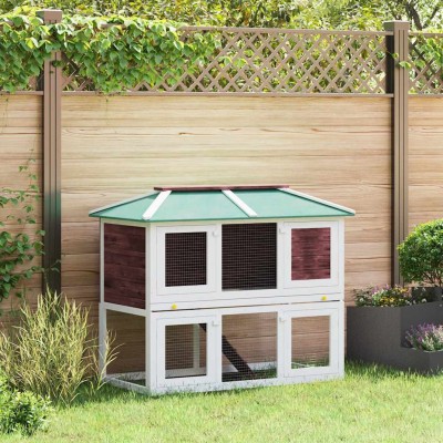 Cage for rabbits, brown,...