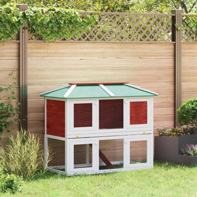 Cage for rabbits, red...