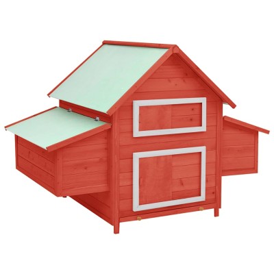 Cage for chickens, red /...