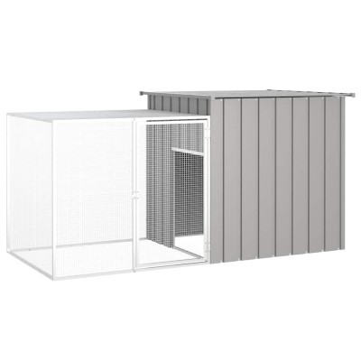 Cage for chickens, grey,...