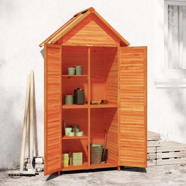 Garden shed for tools, brown, 89x52,5x175cm