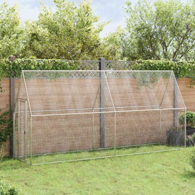 Cage for chickens, silver,...
