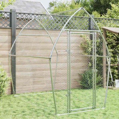 Cage for chickens, silver,...