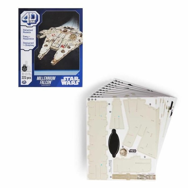 Строительный набор Star Wars Millennium Falcon 223 piezas 43 x 31,4 x 22,4 cm Серый Разноцветный