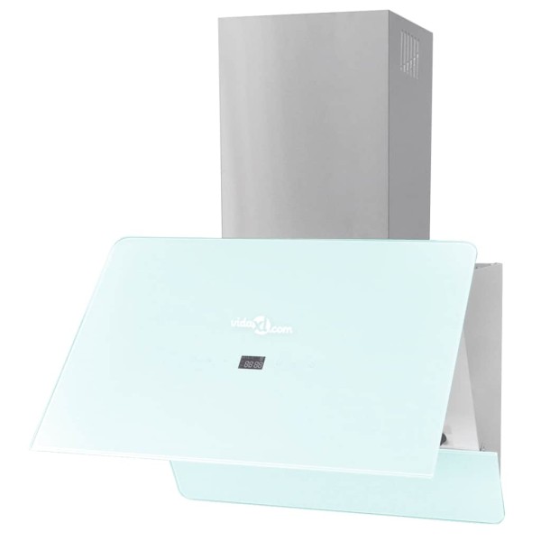 Garbage, tempered glass, white, 600 mm