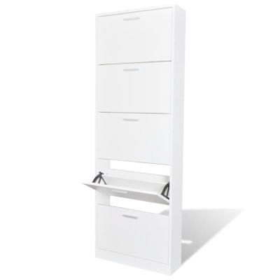 Basket with 5 rooms, white,...