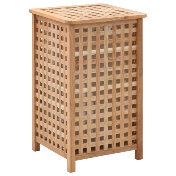 Washing Basket, 39x39x65 cm, walnut tree.
