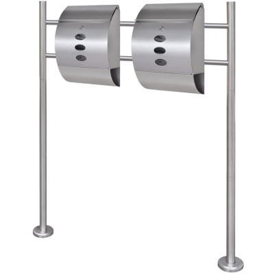 Two Post Boxes with Stand,...