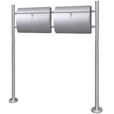 Two Post Boxes with Stand,...