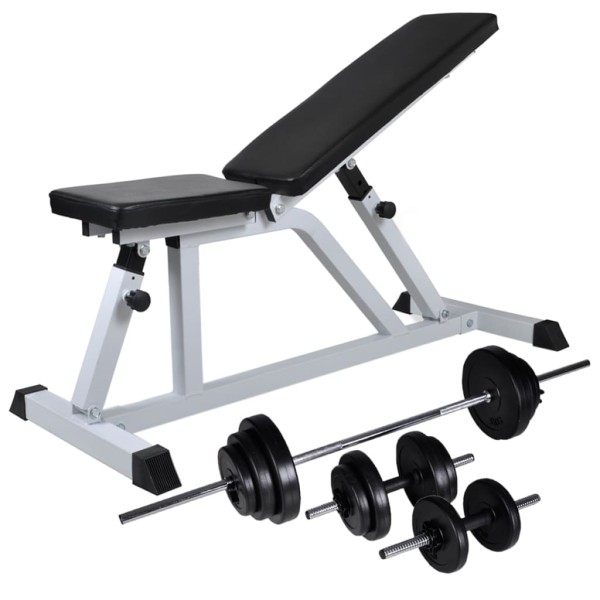 Training bench with hanger set, 30,5kg
