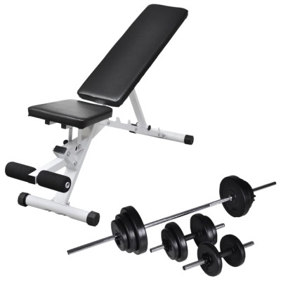 Training bench with hanger...