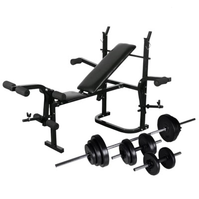 Tren. bench with pound...