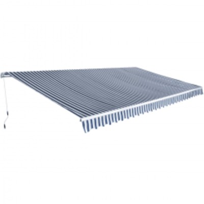 Folding gauze, blue / white...
