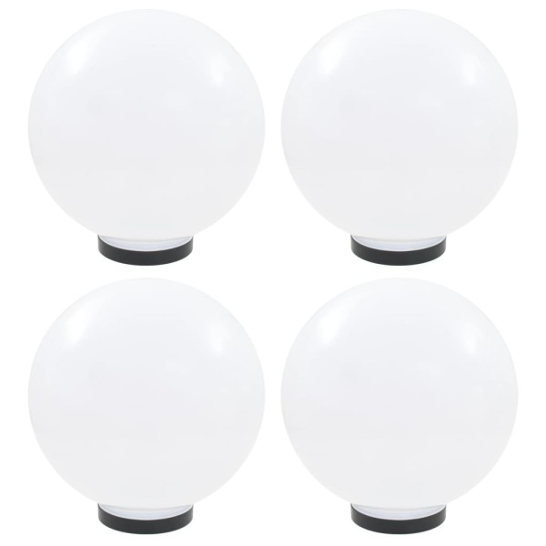 LED lamps, ball shape, 4pcs, spherical, 30cm, PMMA