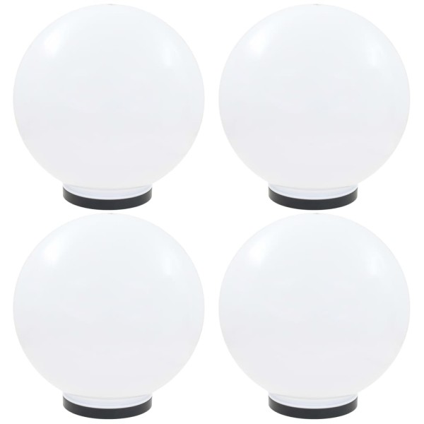 LED lamps, ball shape, 4pcs, spherical, 40cm, PMMA