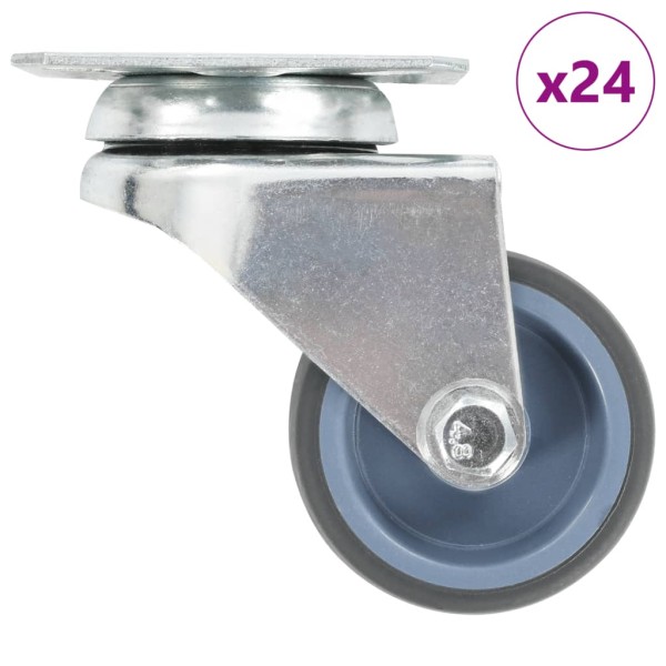 Wheels, 24pcs, twisting, double wheels, 50mm
