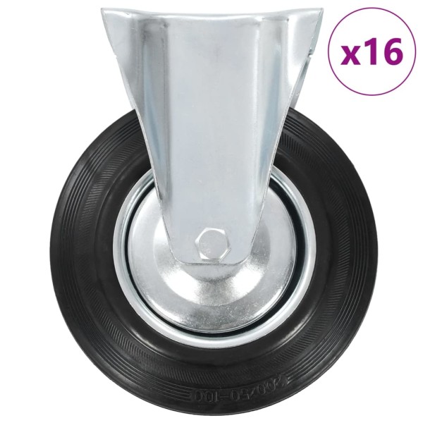 Fixed wheels, 200 mm, 16 pcs.