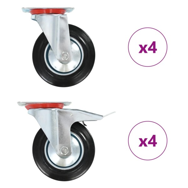 Wheels, 8pcs., 160mm