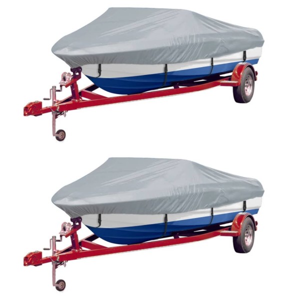 Boat curtain, 2pcs., grey col., 48-564cm long, 239cm width.