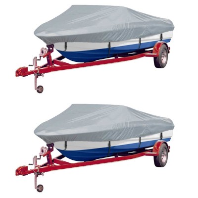Boat closure, 2pcs., grey...
