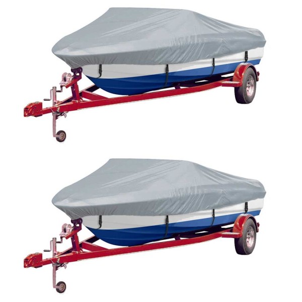 Boat closure, 2pcs., grey col., 610-671cm long, 254cm width.