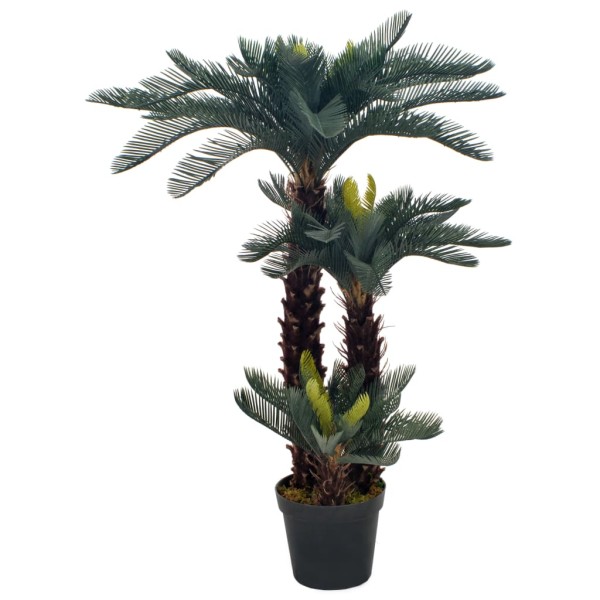 Artificial conventional cycle with pot, green, 125 cm