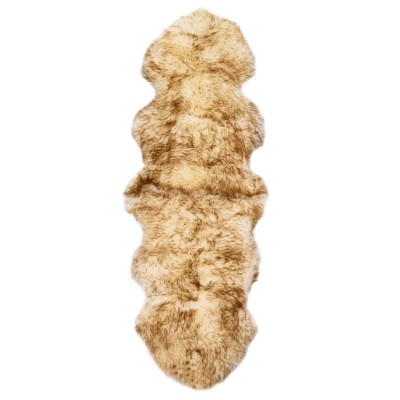 Sheep fur mat, brown blend,...