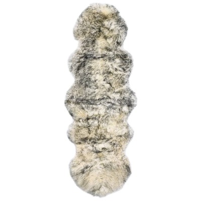 Sheep fur mat, dark grey...