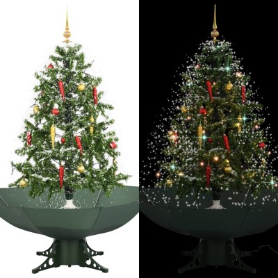 Christmas tree with snow...