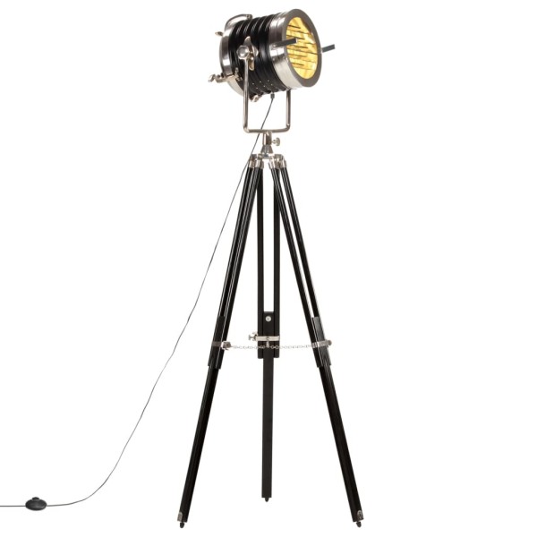 Three-way luminaire, black, 171cm, mango array