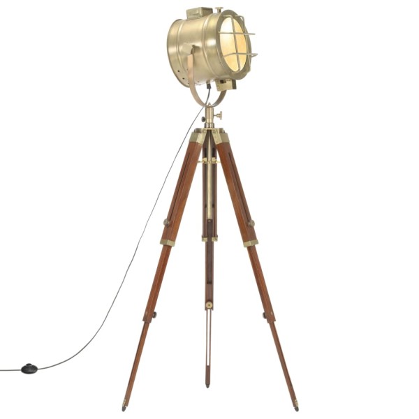 Triangle Luminaire, 165cm, Mango wood array