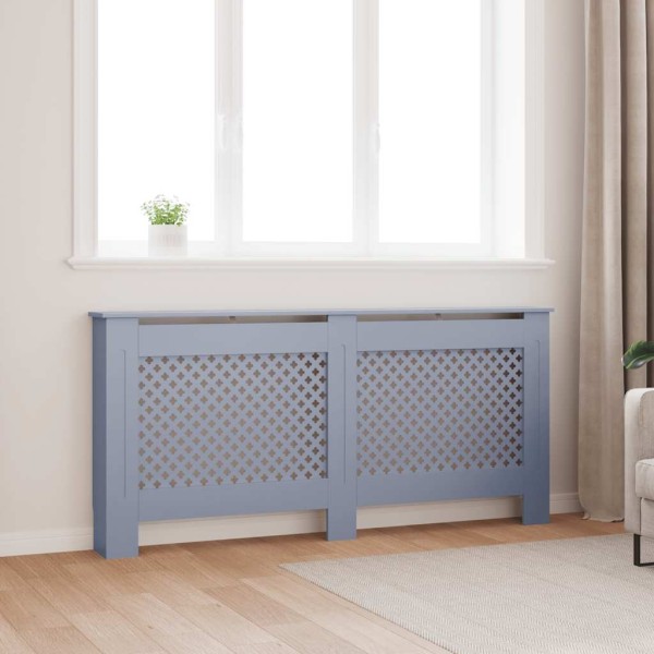 Radiator cover, anthracite color, 172x19x81,5cm, MDF