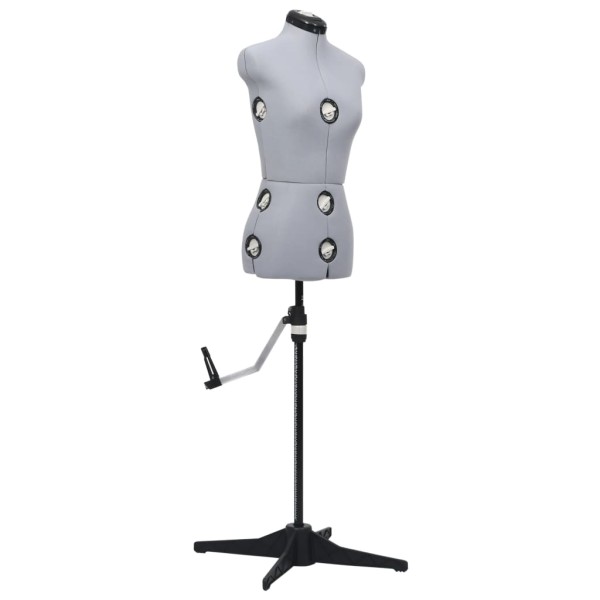 Adjustable dummy, gray, female, S / 33- 40