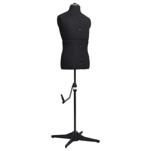 Adjustable dummy, black, male, 37- 45 size