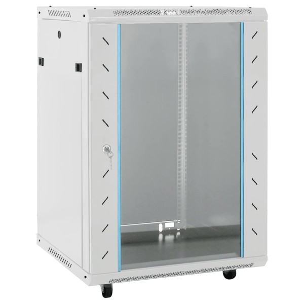 15U Switching cabinet with swivel legs, 60x45x86 mm, 19 "