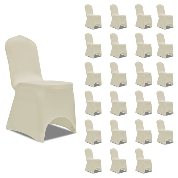 Seat Covers, 24pcs, creamy, strained (4x241199)