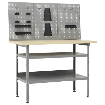 Desktop with 3 wall boards...