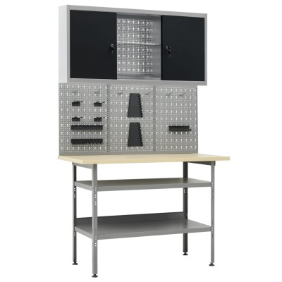 Desktop with 3 wall boards...