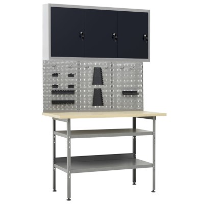 Desktop with 3 wall boards...