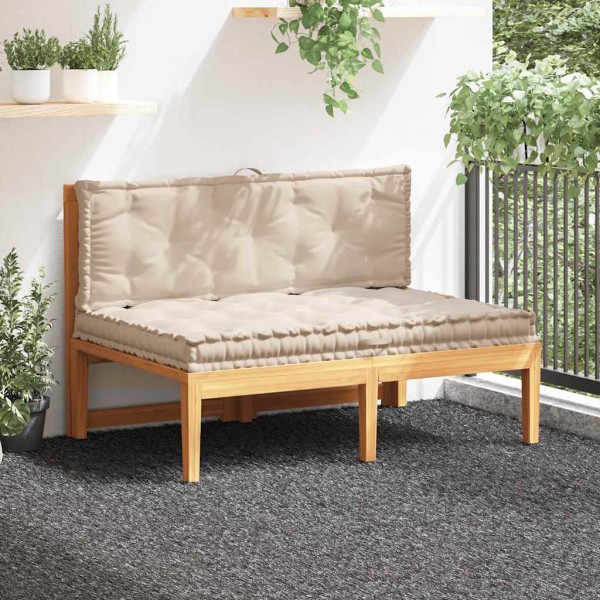 Floor / Palette pads, 2pcs., sandy color, cotton