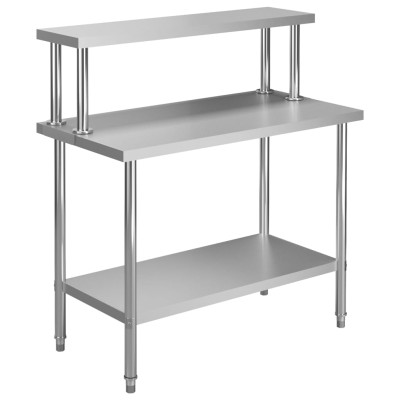 Kitchen Desktop with shelf,...