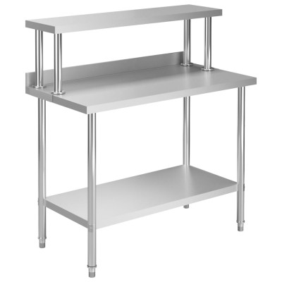 Kitchen Desktop with shelf,...