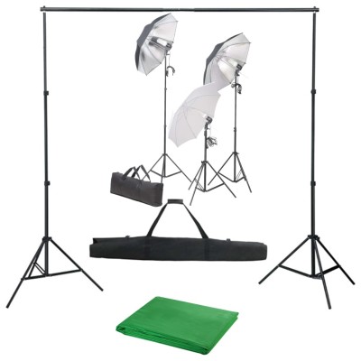 Photography kit with backrest